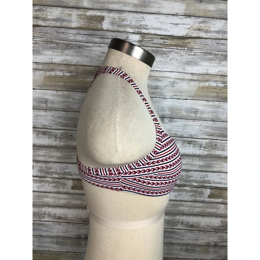 ATHLETA‎  Swim Top Bikini XXS Red/white/blue NWT